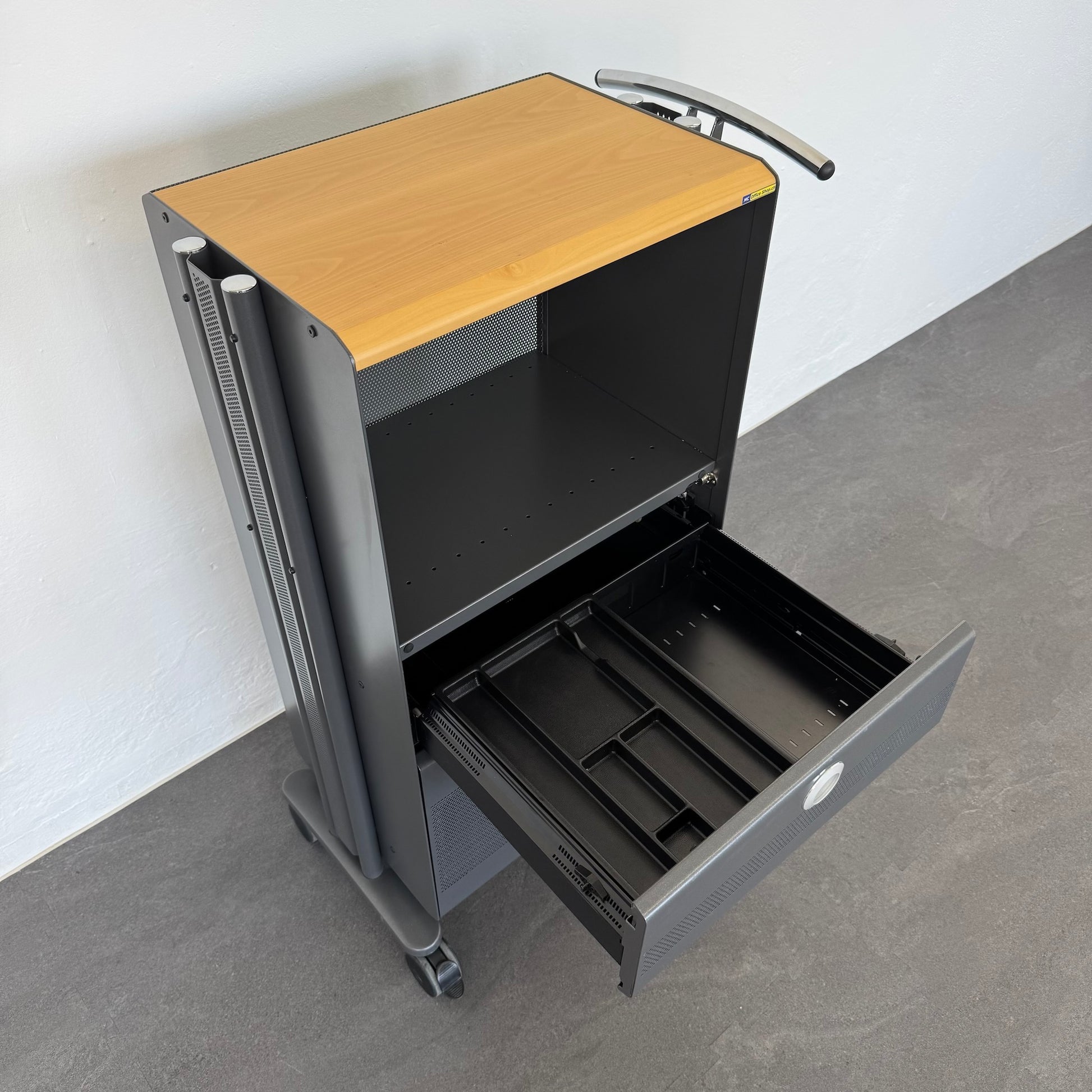 Ergodata Take Off Roll-Caddy mit Schublade offen
