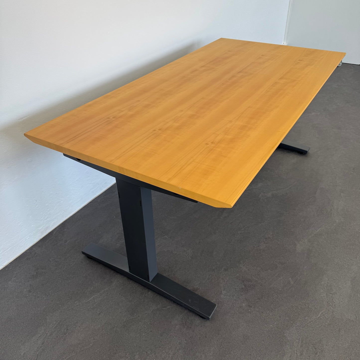 Ergodata System Desk Sitz-Steh Schreibtisch Gestell Metall Anthrazit
