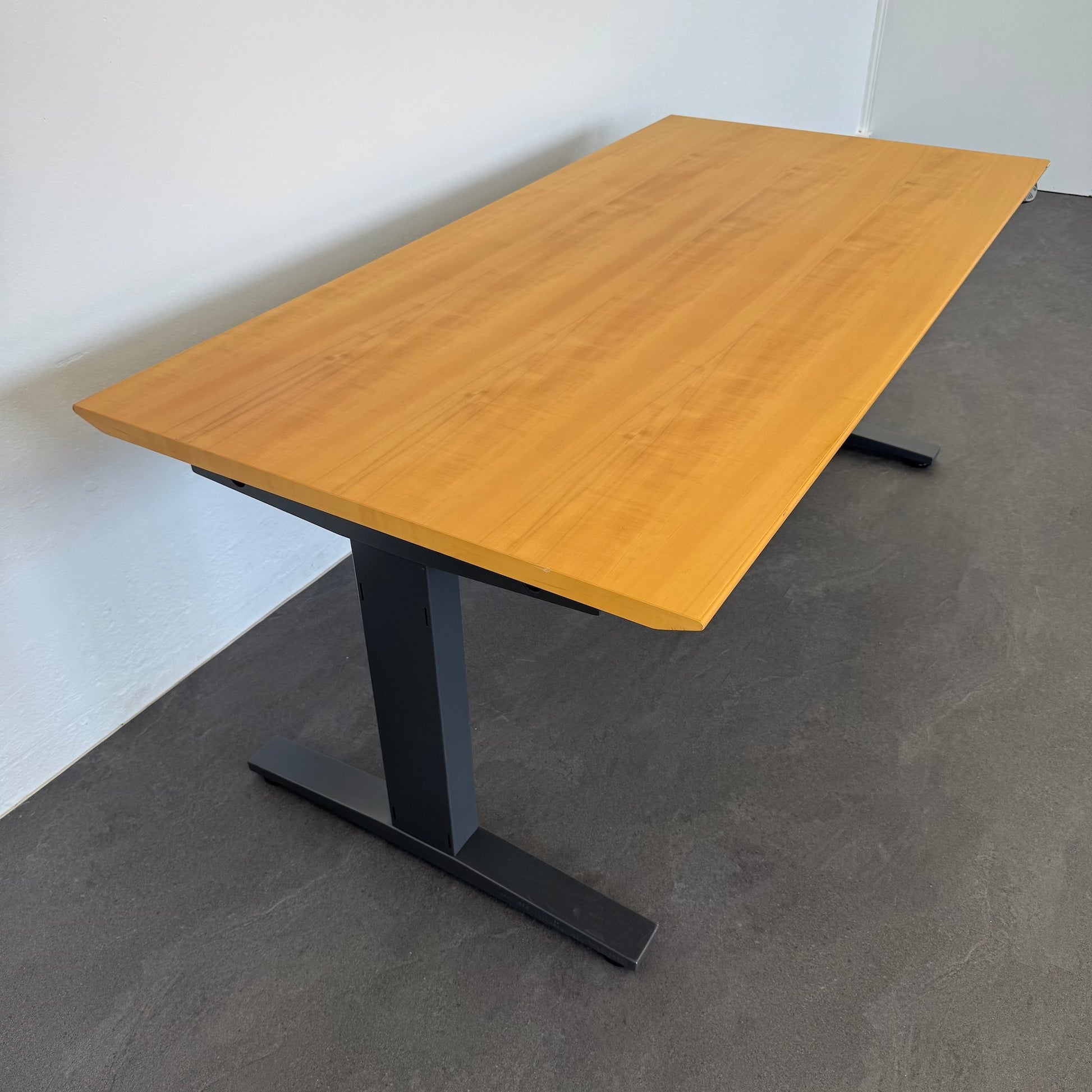 Ergodata System Desk Sitz-Steh Schreibtisch Gestell Metall Anthrazit