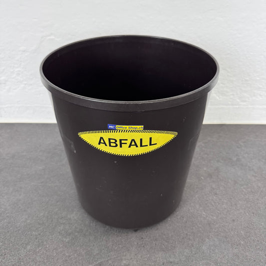 Romay Brandschutz Abfalleimer aus Kunststoff Dunkelbraun
