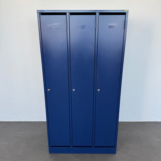 Stalgo Classic Garderobenschrank Metall Blau