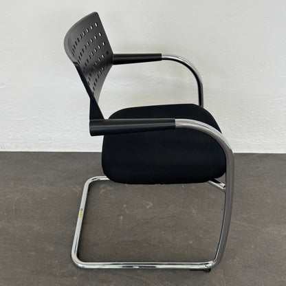 Vitra Visavis Freischwinger mit Gestell Metall Chrom - 6038025