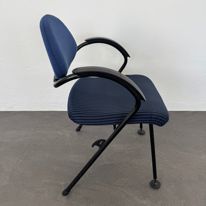 Sitag Realino Vierfusstuhl mit Gestell Metall Schwarz