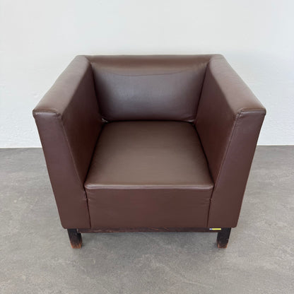 May Möbel Salsa 40 Lounge-Sessel Leder Braun