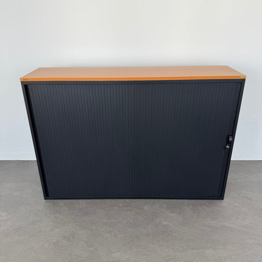 Lista Office Storage Lateralschrank aus Metall Schwarz