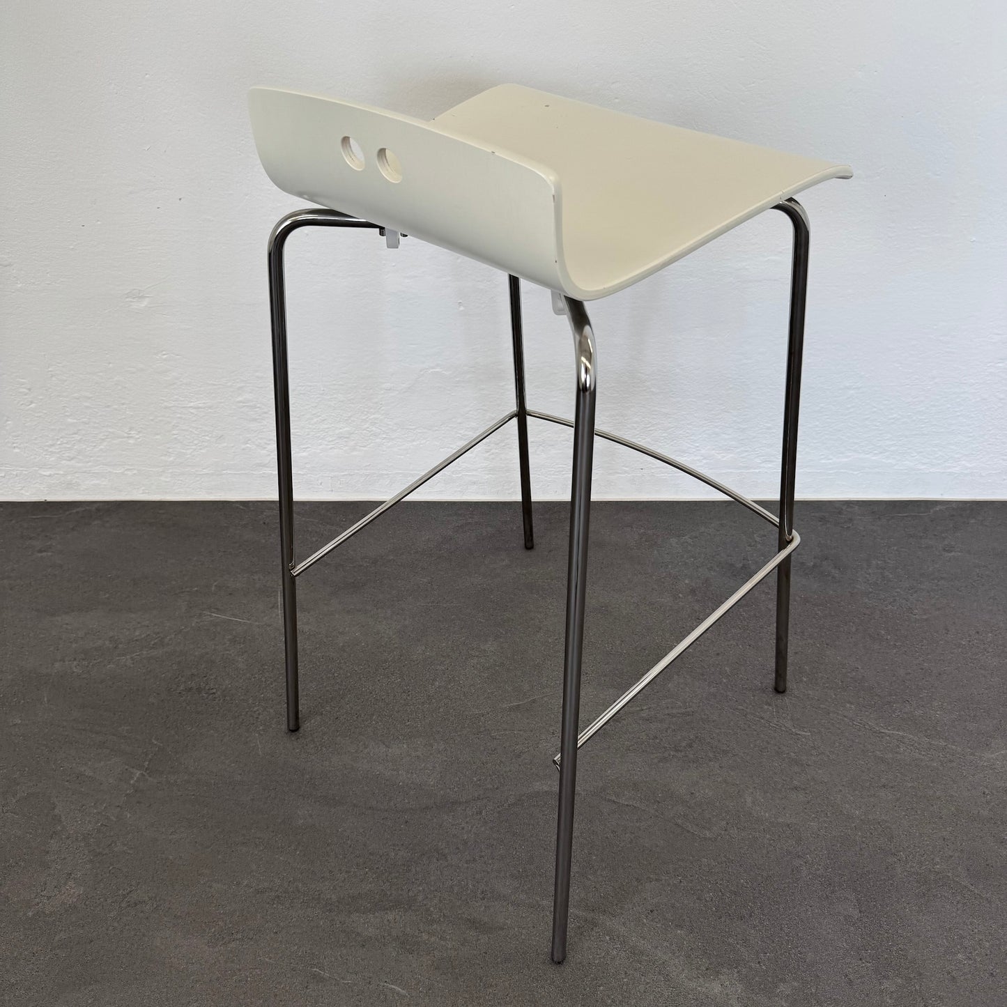 Top Design Classic Barhocker mit Mini Rückenlehne