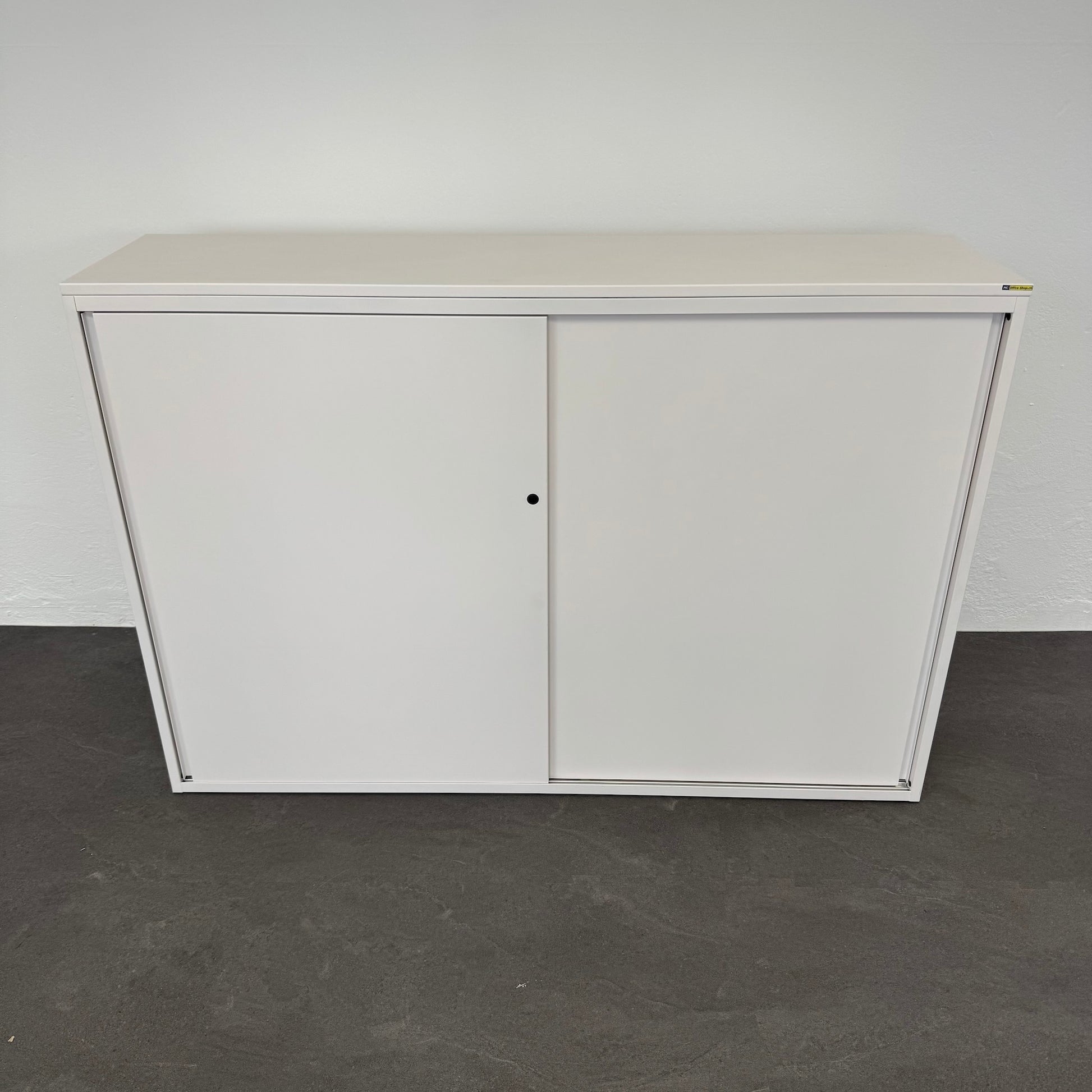 Lista Storage Schiebetür-Aktenschrank Metall Weiss