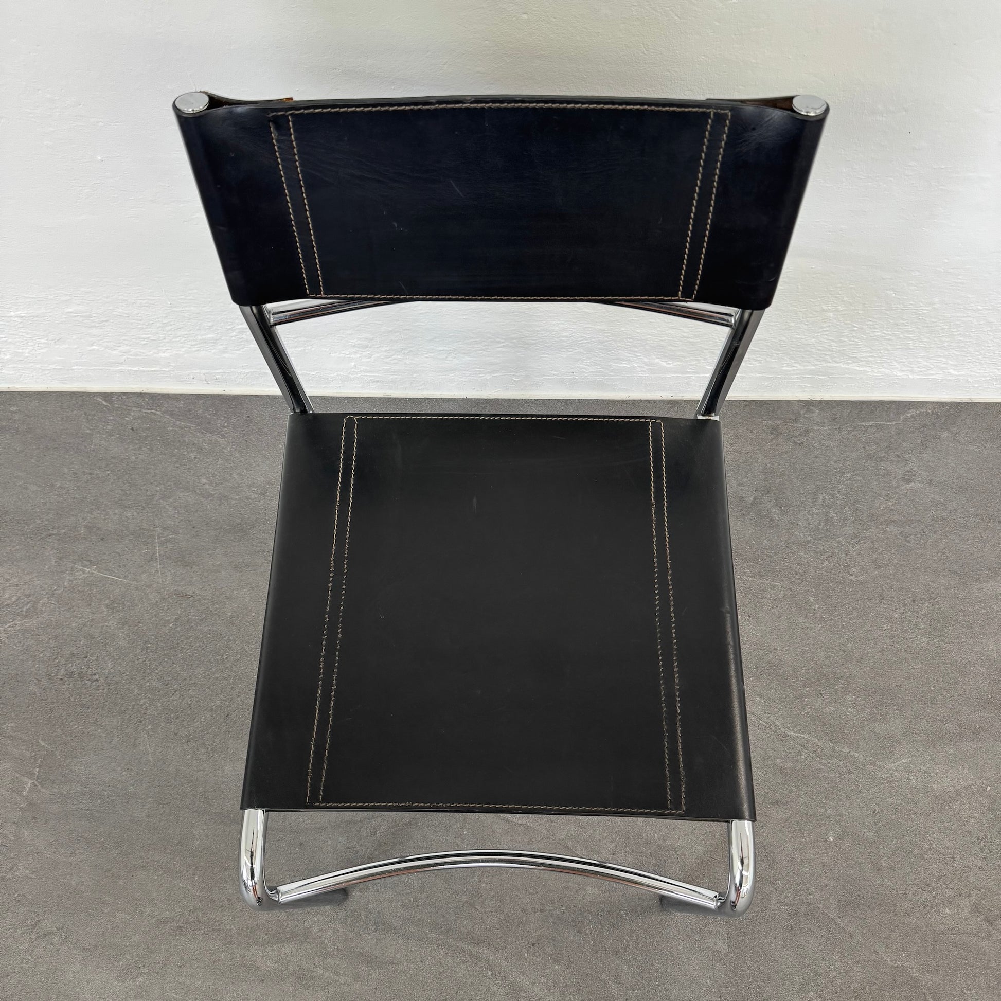 Top Design Vintage Base Bistrostuhl Ansicht von oben