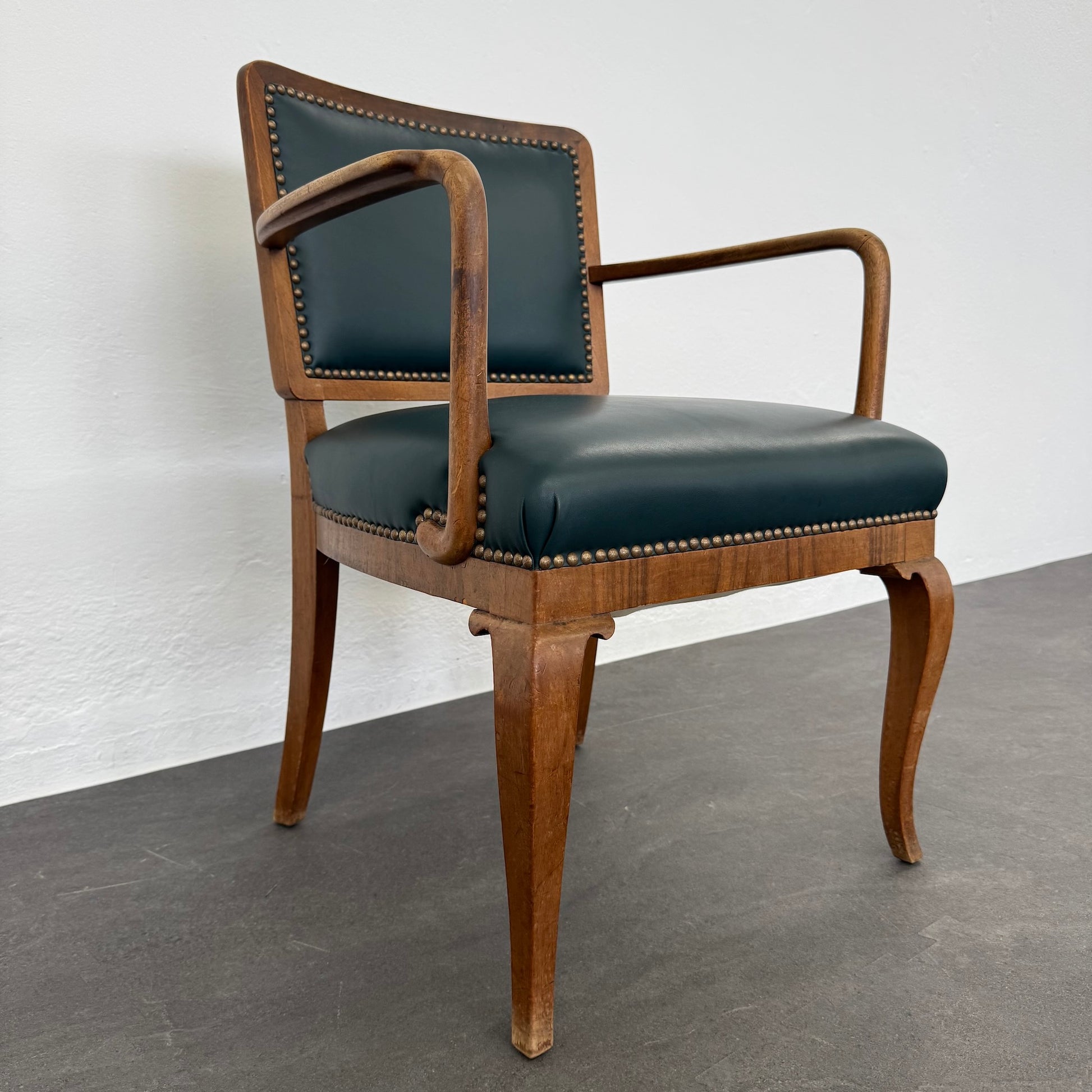 Barock Design Style 40 Stuhl mit Echtholz Gestell