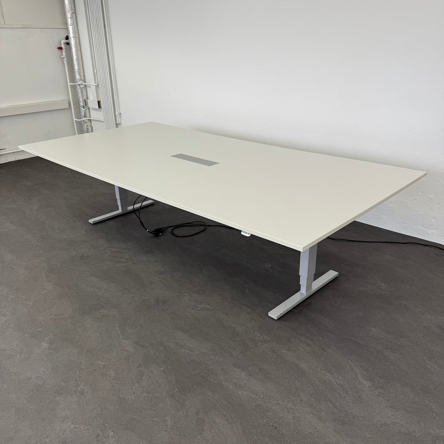 Denz AERO FLEX Sitz-Steh Sitzungstisch Ansicht von oben