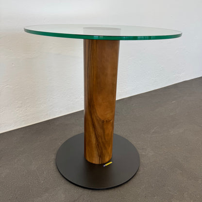 Woodglass Lounge-Table 550mm Durchmesser