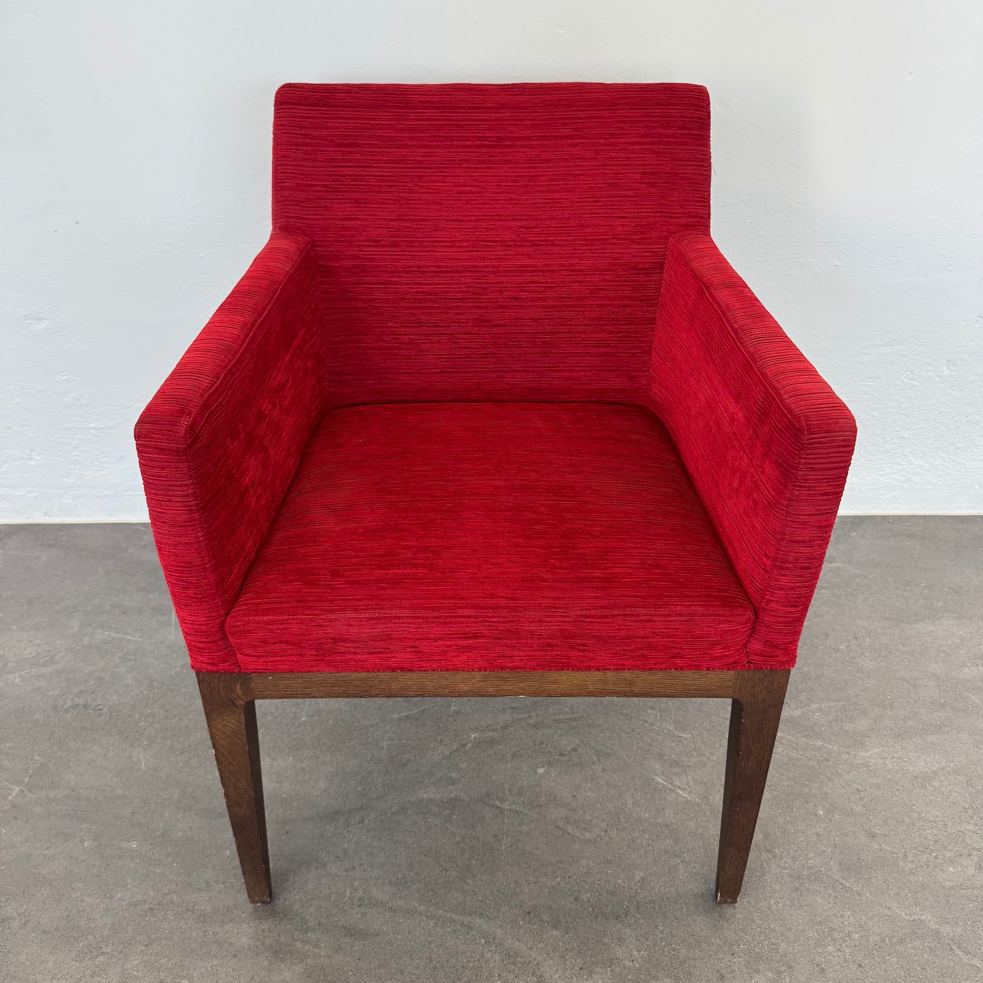 Accademia Eleganto Lounge-Sessel mit Stoffbezug Rot gemustert