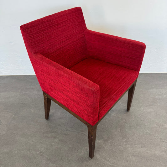 Accademia Eleganto Lounge-Sessel mit Echtholz Beinen