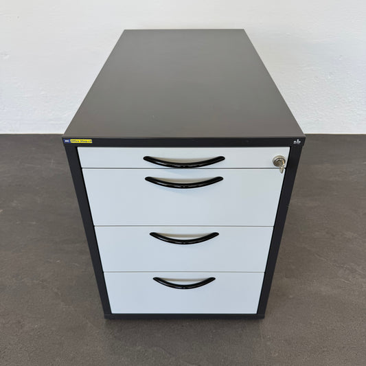 Elan Euroffice Unterstell-Korpus Anthrazit und Lichtgrau