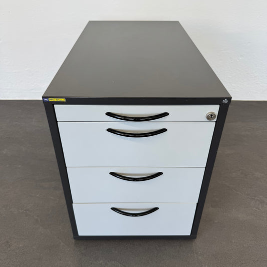 Elan Euroffice Unterstell-Korpus Anthrazit und Lichtgrau