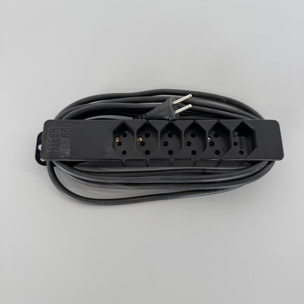 Steffen Steba Variabl Prime Mehrfachstecker Schwarz - Magnetisch - 6 Anschlüsse