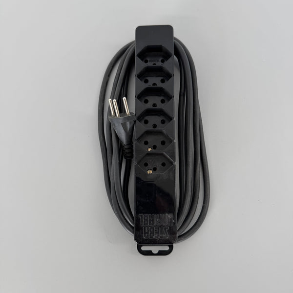 Steffen Steba Variabl Prime Mehrfachstecker Schwarz - Magnetisch - 6 Anschlüsse