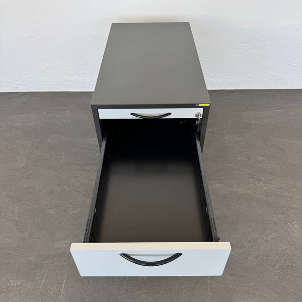 Elan Euroffice Unterstell-Korpus 565 mm hoch anthrazit mit Schlüssel