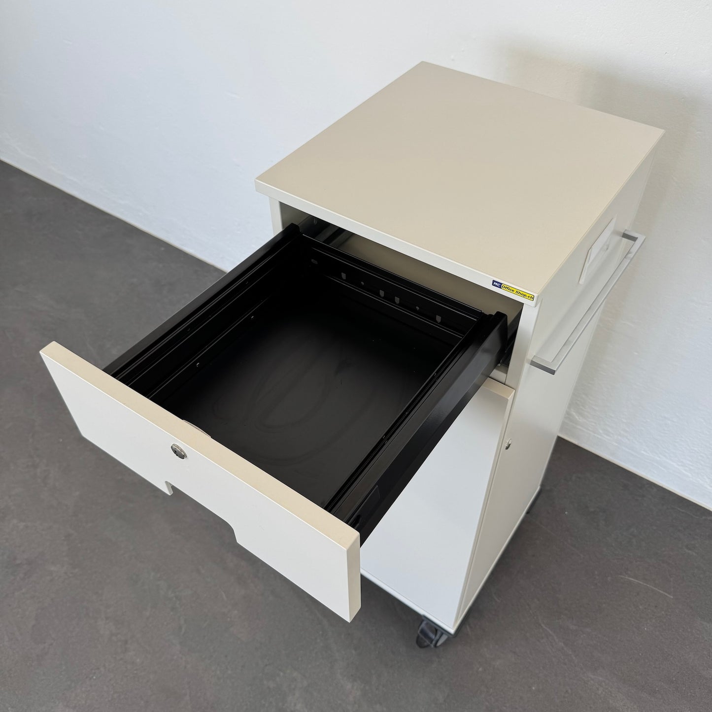 Haworth New City Maxi Caddy mit Schublade offen - 6038276