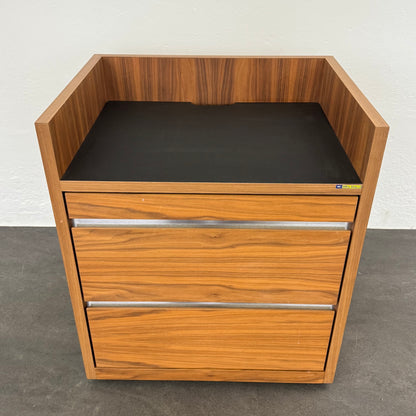 Top Design Exclusiv Sideboard aus Spanplatte mit Nussbaumfurnier