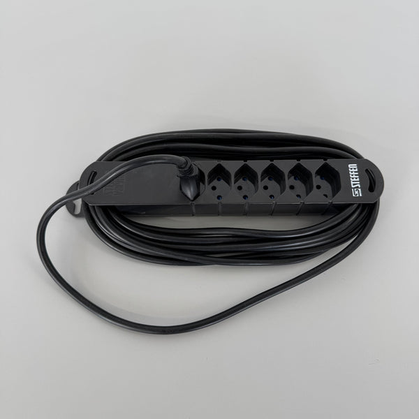 Steffen Steba Variabl One Mehrfachstecker Schwarz - Magnetisch - 6 Anschlüsse