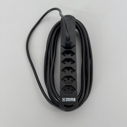 Steffen Steba Variabl Mehrfachstecker Magnetisch mit 6 Stromanschlüssen