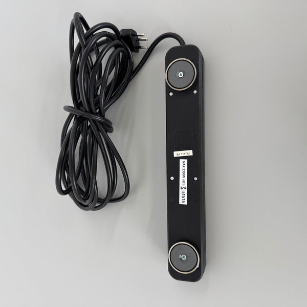 Max Hauri Swiss Line Mehrfachstecker - Schwarz - Magnethalterung - Reset-Knopf - 9 Anschlüsse