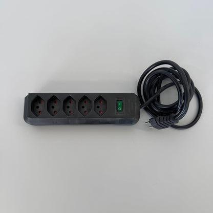 Brennstuhl cleverLine Mehrfachstecker Kunstoff Schwarz