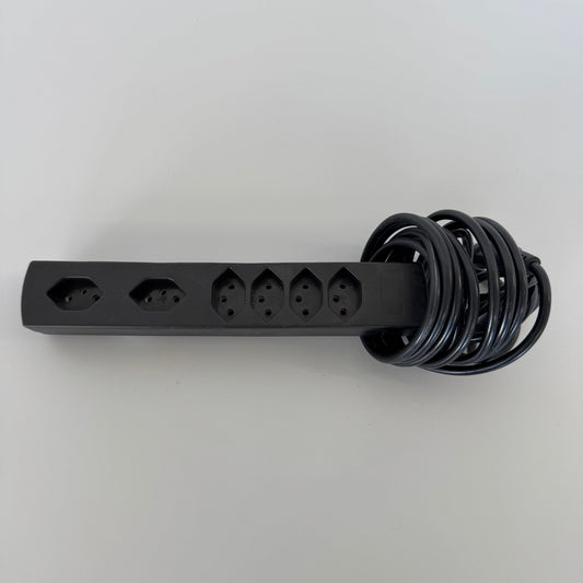 Max Hauri Swiss Line Mehrfachstecker Kunstoff Schwarz