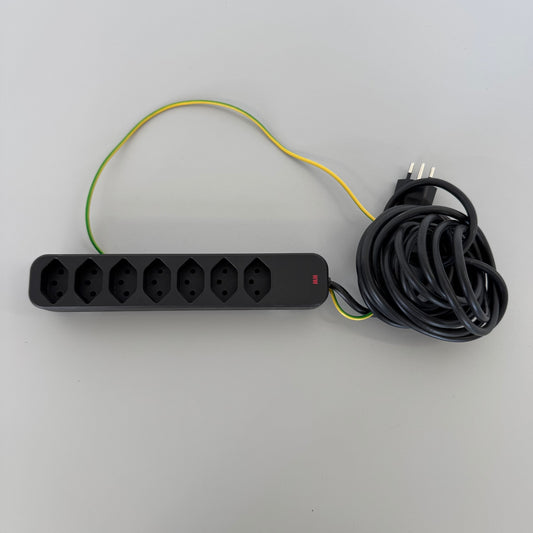 Max Hauri Swiss Line Mehrfachstecker Kunstoff Schwarz