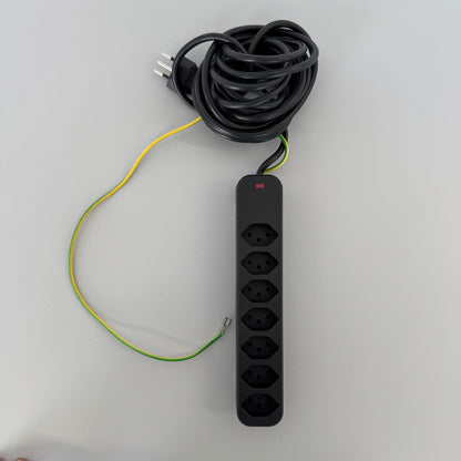 Max Hauri Swiss Line Mehrfachstecker mit 7 Stromanschlüssen