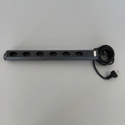 Steffen Linea Mehrfachstecker Kunstoff Schwarz