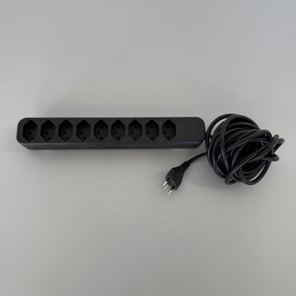 Max Hauri Swiss Line One Mehrfachstecker - Schwarz - Magnethalterung - 9 Anschlüsse