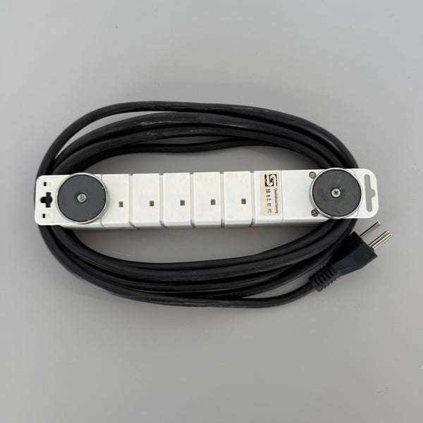 Steffen Steba Variabl Prime one Mehrfachstecker Weiss - Magnetisch - 6 Anschlüsse
