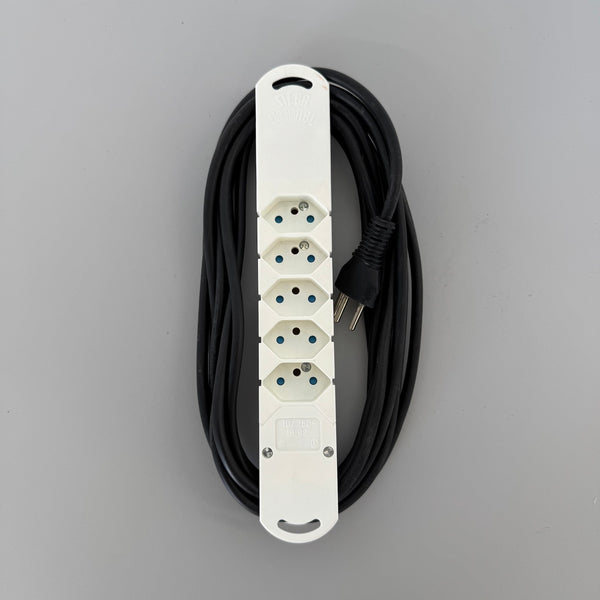 Steffen Steba Variabl Mehrfachstecker Weiss - Magnetisch - 6 Anschlüsse