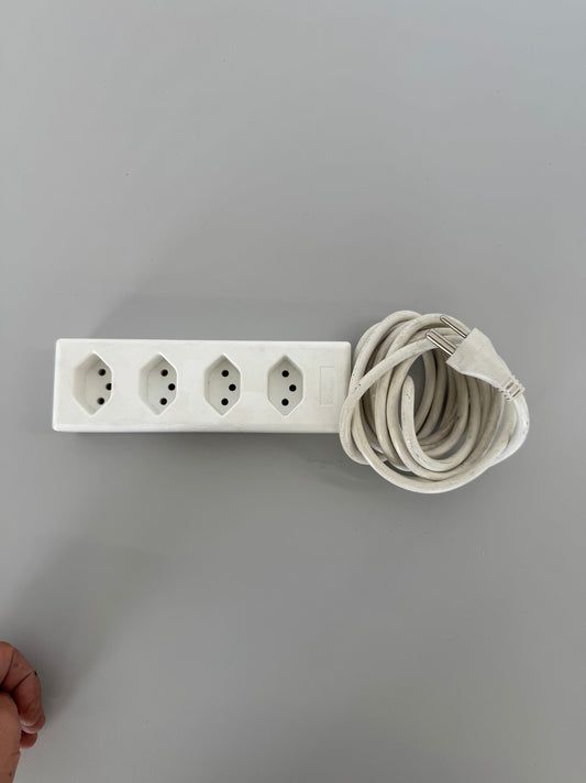 Top Electric Standard Line Mehrfachstecker Kunstoff Weiss