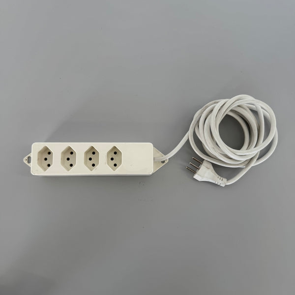 Top Electric Swiss Line Mehrfachstecker - Weiss - 4 Anschlüsse