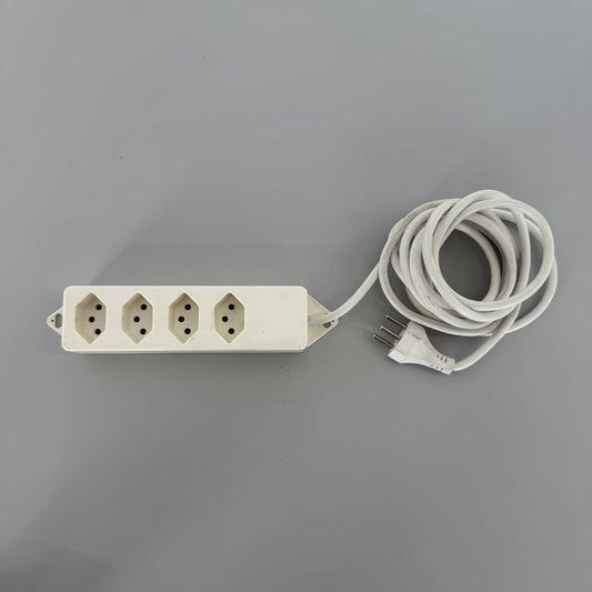 Top Electric Swiss Line Mehrfachstecker Kunstoff Weiss