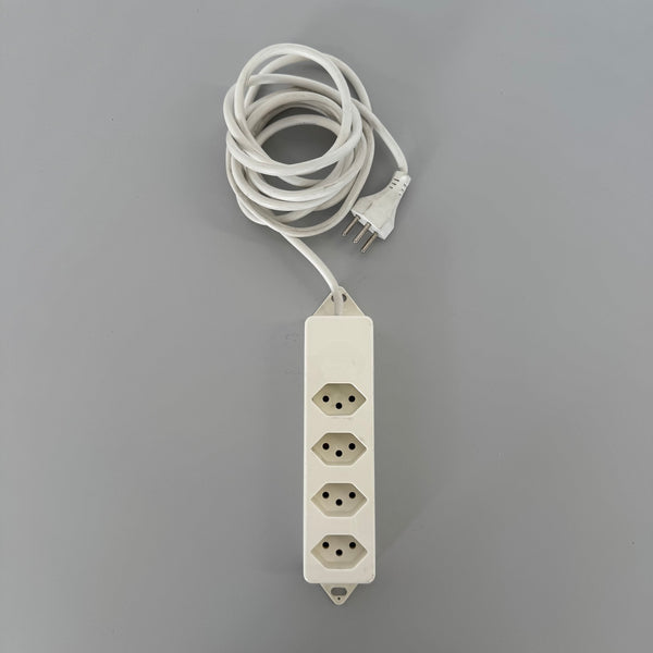 Top Electric Swiss Line Mehrfachstecker - Weiss - 4 Anschlüsse