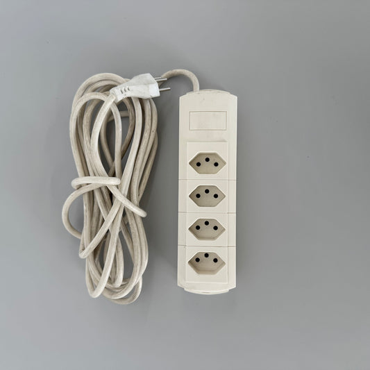 Max Hauri Prime Line Mehrfachstecker Kunstoff Weiss