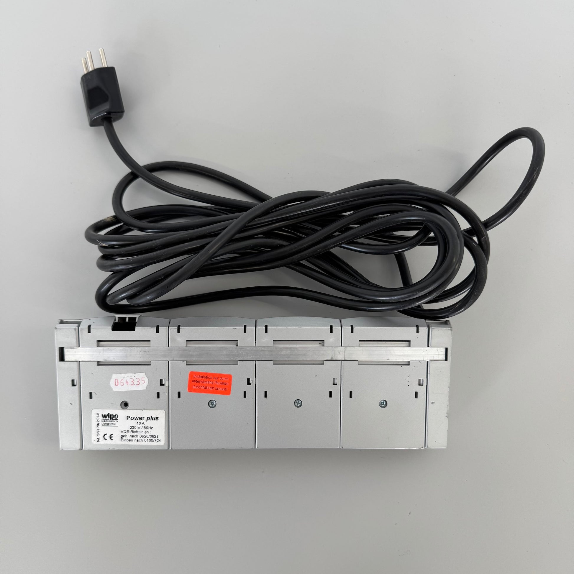 Wipo Power Plus Steckdosenleiste mit Kabel 5 Meter