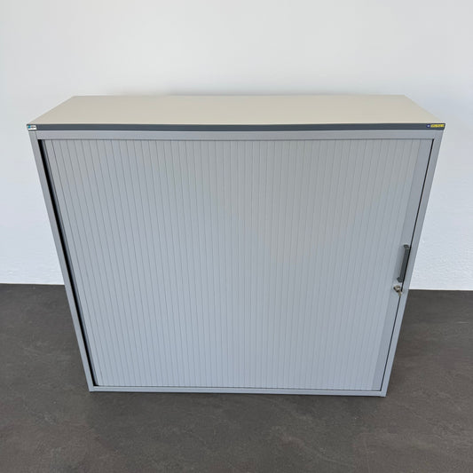 Lista Office Storage Lateralschrank Metall Silbergrau