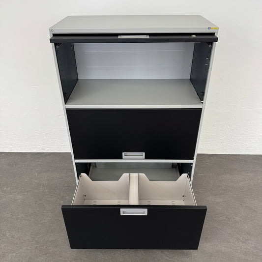 Lista Office Qub Modul-Kombination  mit Hängeregister offen
