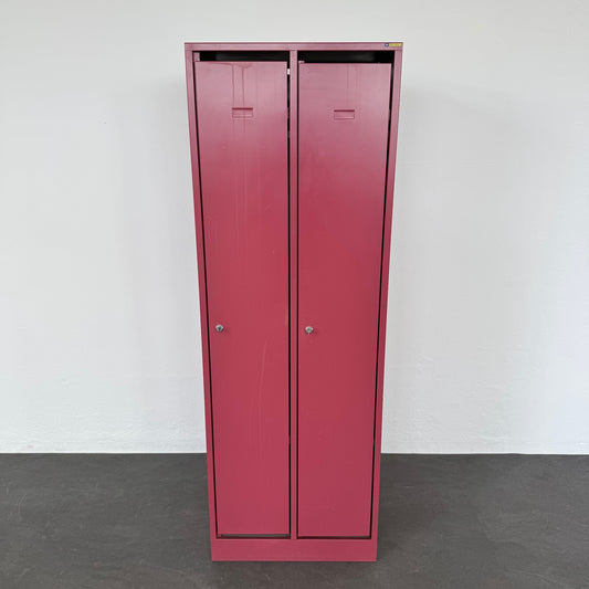 Lista Classic Garderobenschrank aus Metall Altrosa