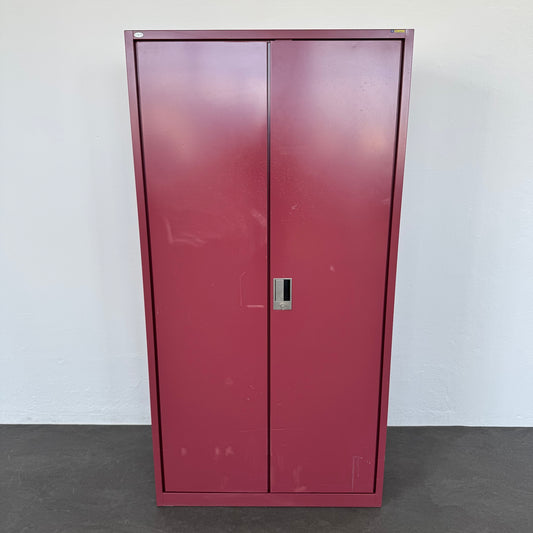Lista Office Storage Flügeltür-Aktenschrank Metall Altrosa