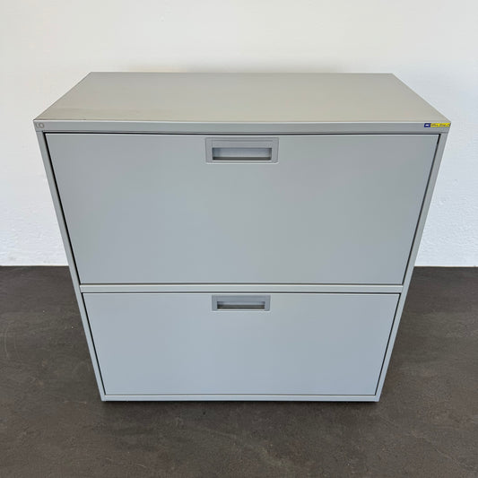 Lista Office Qub Modul-Kombination in Silbergrau