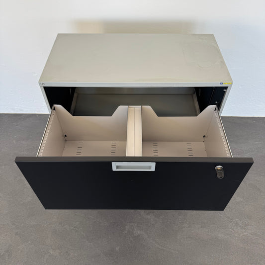 Lista Office Qub Modul-Kombination  mit Hängeregister offen