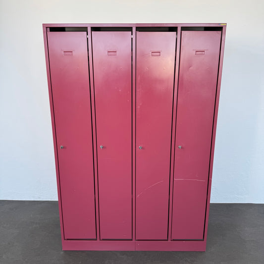 Lista Classic Garderobenschrank aus Metall Altrosa