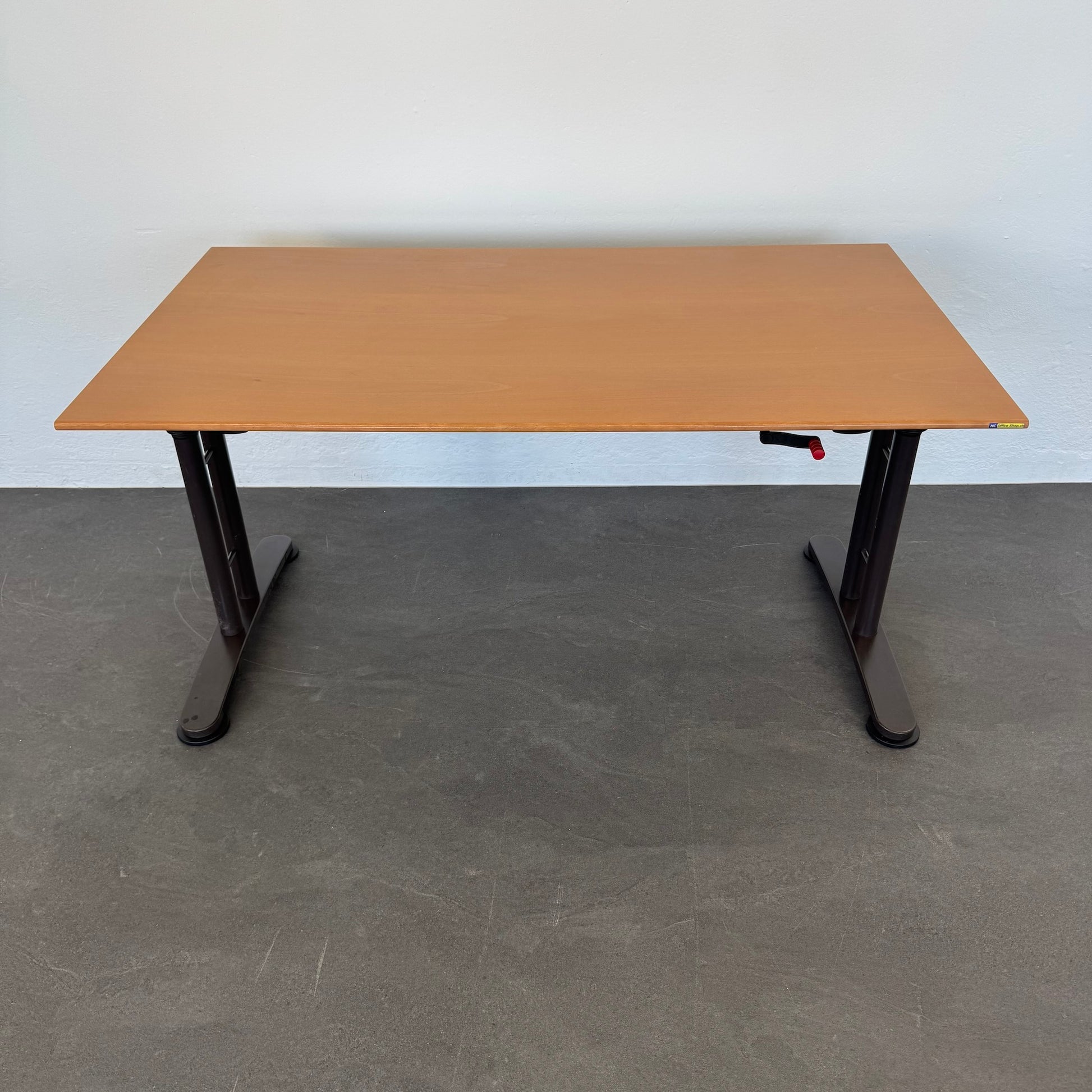Ergodata System Desk Schreibtisch mit Tischplatte MDF in Buchenfurnier
