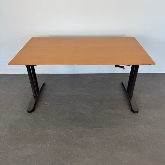Ergodata System Desk Schreibtisch mit Tischplatte MDF in Buchenfurnier